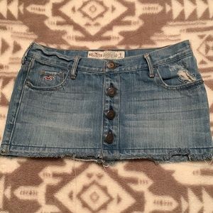 Hollister button up skirt